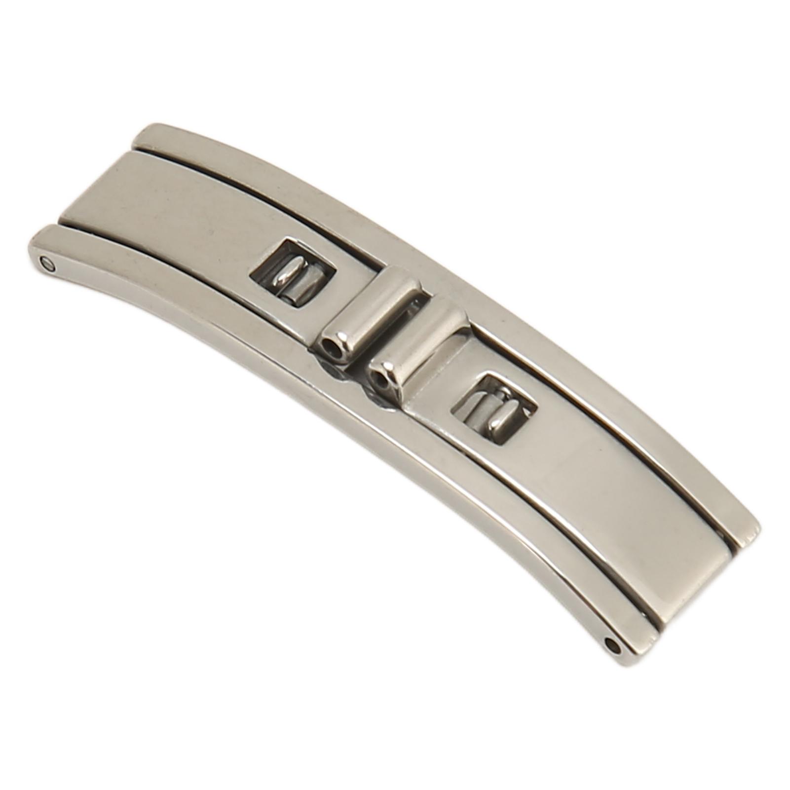 

Замена застежки для часов Универсальная двойная нажимная застежка-бабочка из нержавеющей стали для аксессуаров для часов