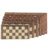 3-in-1 Foldable Wooden Chess, Checkers & Magnetic Game Set