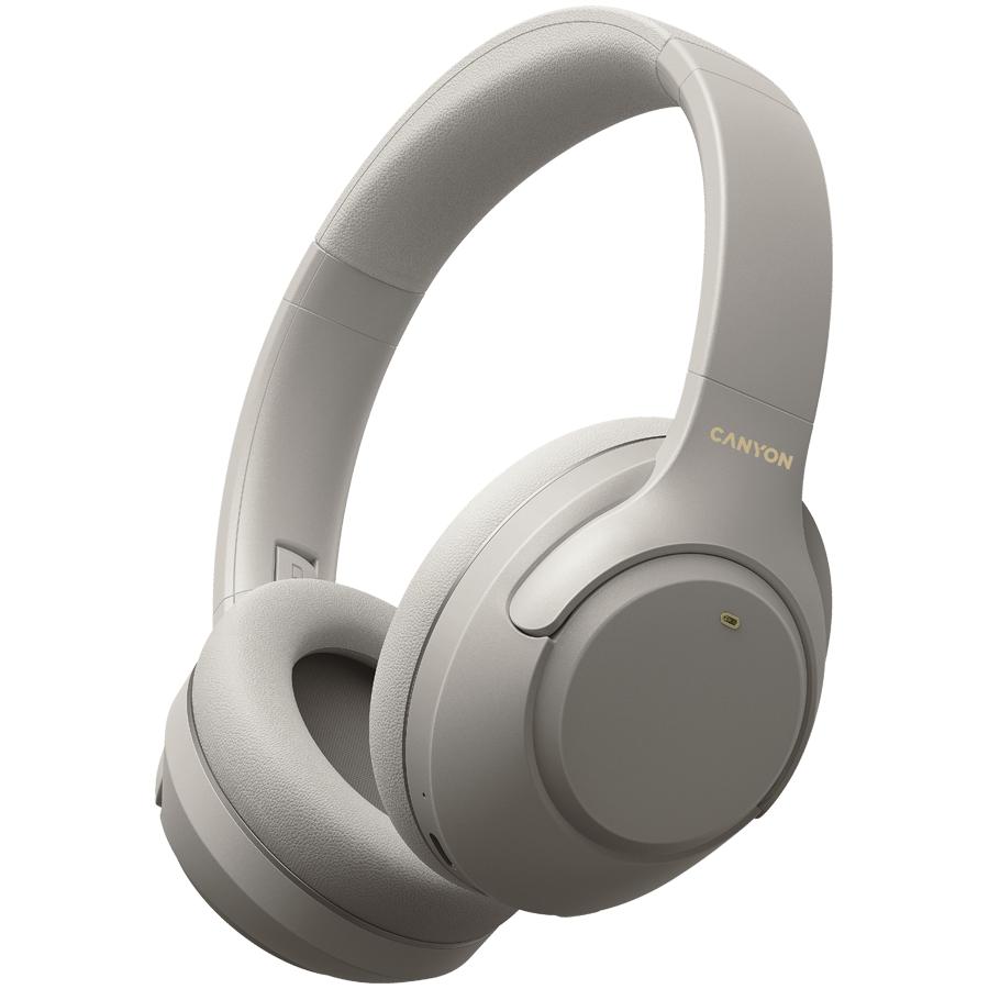 CANYON OnRiff 6 ANC Wireless Beige Over-Ear Headphones