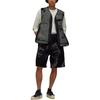 Y-3 Fleece Shorts Irregular Texture Print Casual Loose Straight Shorts Men shorts Black IL2041