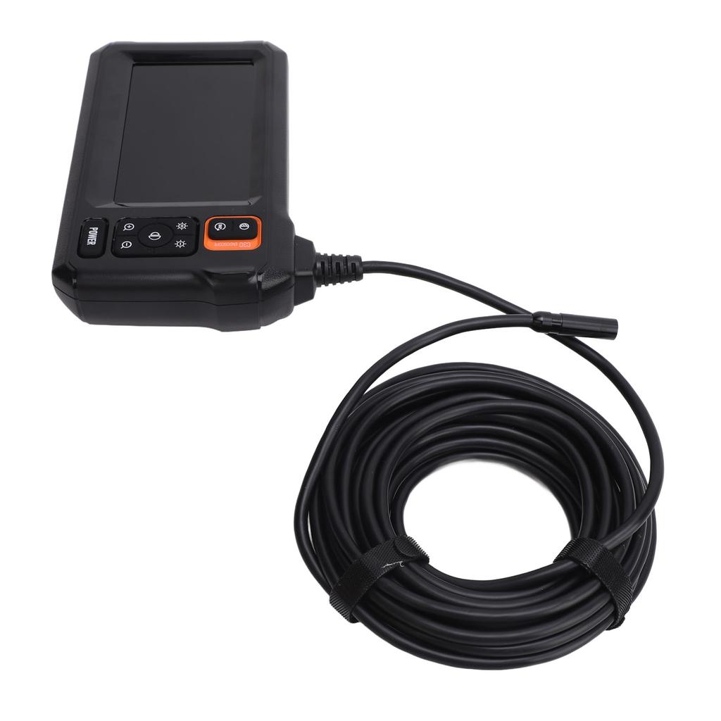 Industrielles Endoskop 1080P HD 8mm Objektiv Rohrinspektionskamera mit 4,3 Zoll IPS-Bildschirm und 5m Kabel