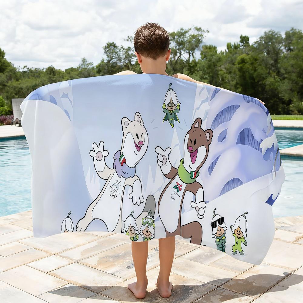 Mascot T-Tina And M-Milo Towel Quick Drying Beach Towels Are Suitable For Swimming Pools Camping Yoga And The Gym