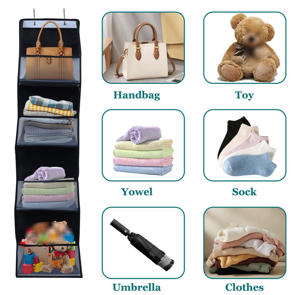 Wall-mounted Storage Box Bag Organizer Cosmetics Clothing Snacks Toy Storage Space Saving Mesh Bag Nursery Bathroom Dormitory
