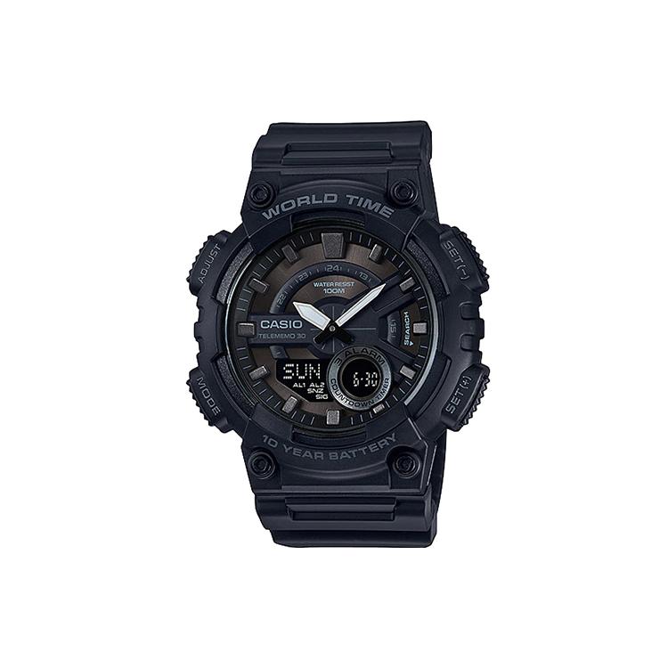 CASIO G Shock AEQ 110W 1B AEQ-110W-1B Metal Watch Box (Free Gift)