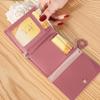 Women's Cute Cat Wallet Female Small Short PU Leather Purse Ladies Card Holder Money Bag Hasp Keychain Fashion Wallet Girls Gift