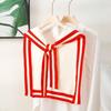 Solid Color Neck Shawl Warm Detachable Collars Scarf New Knitted Shawl  Autumn Winter