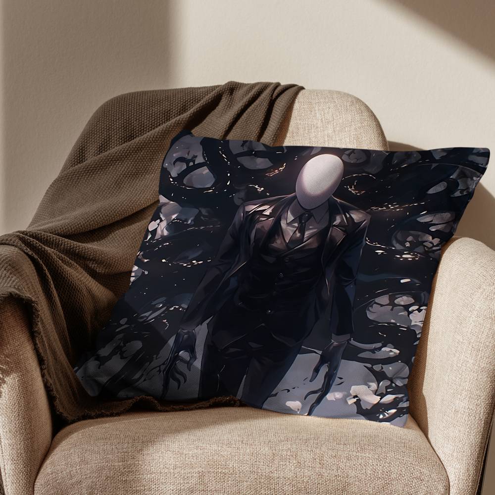 game cool Slender Man Pillow Case Office Cushions Suitable For Sofa Car Bedroom Decorative Cushion Cover