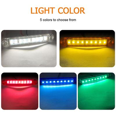 Luz Lateral de Caminhão Luz de Advertência Luz de Carro 12V24V Tensão Ampla 9 Led Luz Lateral de Caminhão Luz de Sinalização Luz Indicadora de Largura