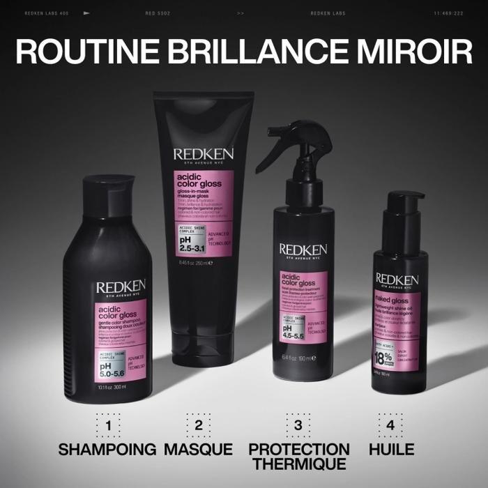 Redken Acidic Color Gloss Masque brillance &amp; nutrition cheveux colorés et non colorés 250 ml E4490400