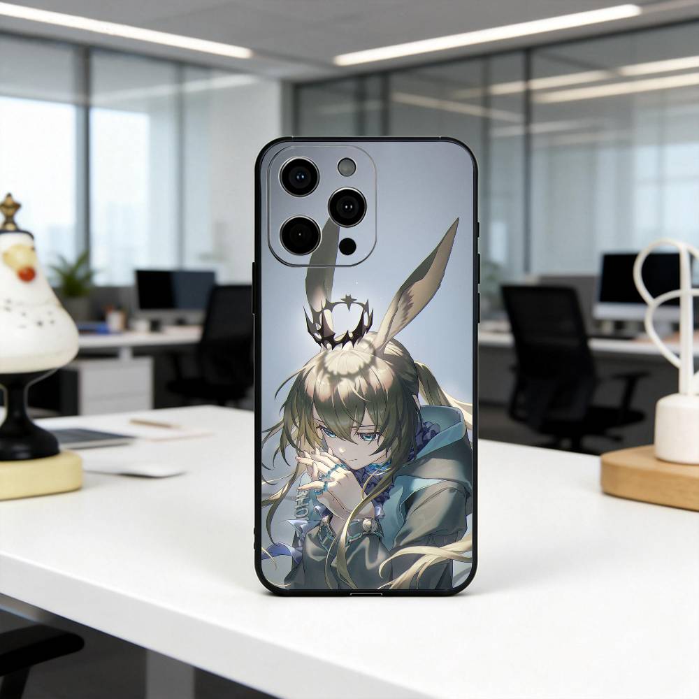 Game A-Ark-nights A-Amiya-es Phone Case Silicone Soft For IPhone 17 16 15 14 13 12 11 X XR Plus Pro Max Plus
