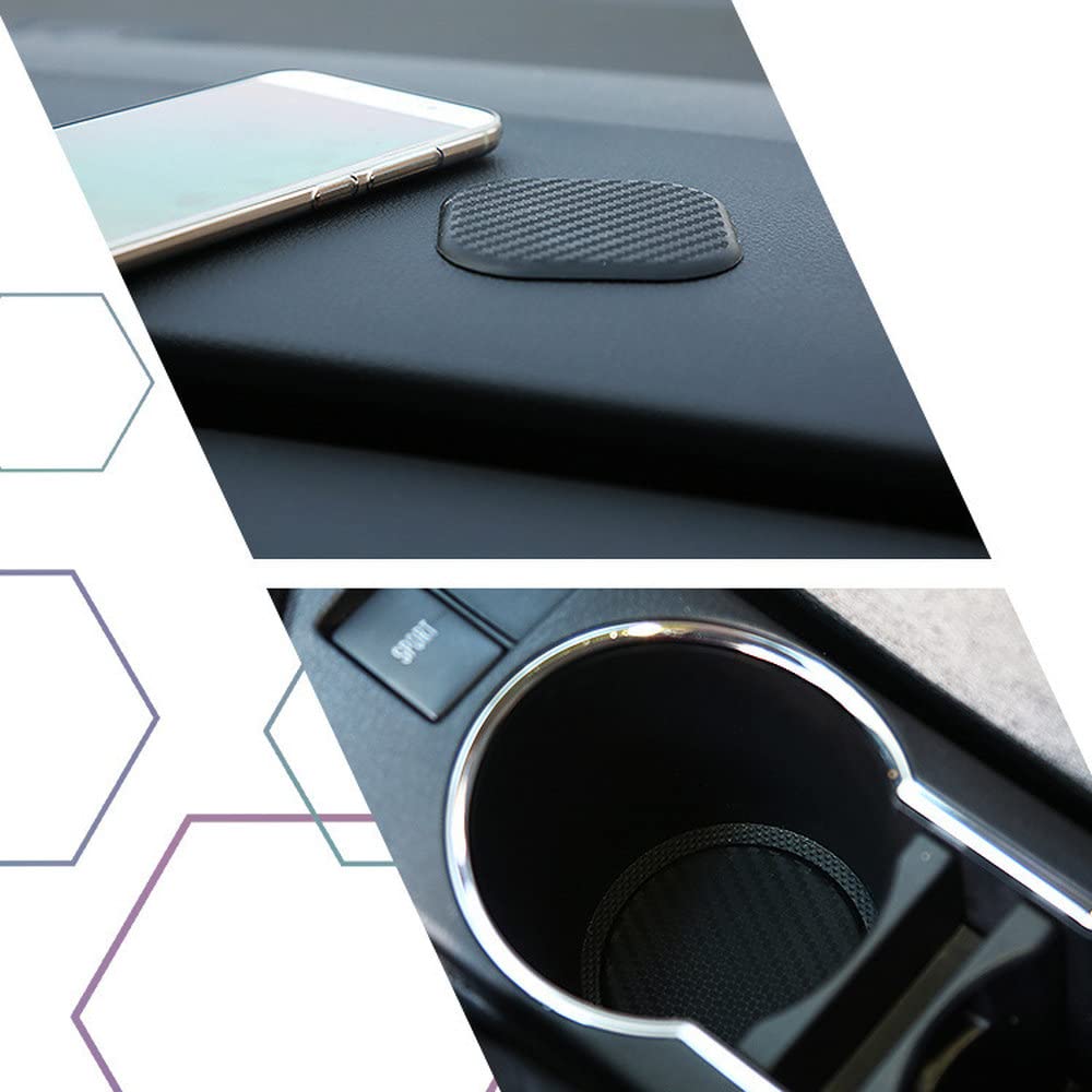 ORG-ORIGIN Car Coaster for Drink Holder Silicone Cup Mat Set