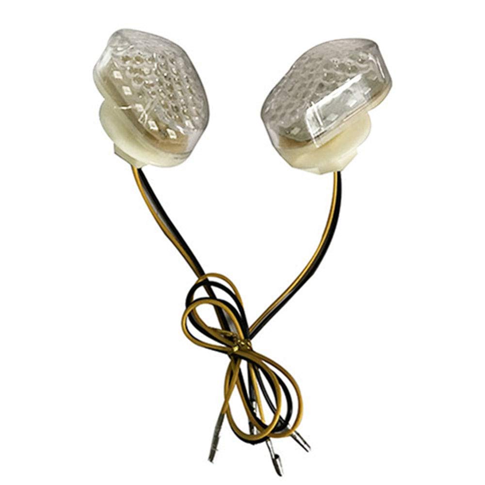 PolarLander 12V Motorcycle Flush Mount Turn Signal LED Flasher Indicator
