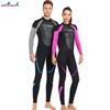3MM Diving Suit Men's Warm Long-sleeved One-piece Women's Cold Surfing Snorkeling Swimming Pants