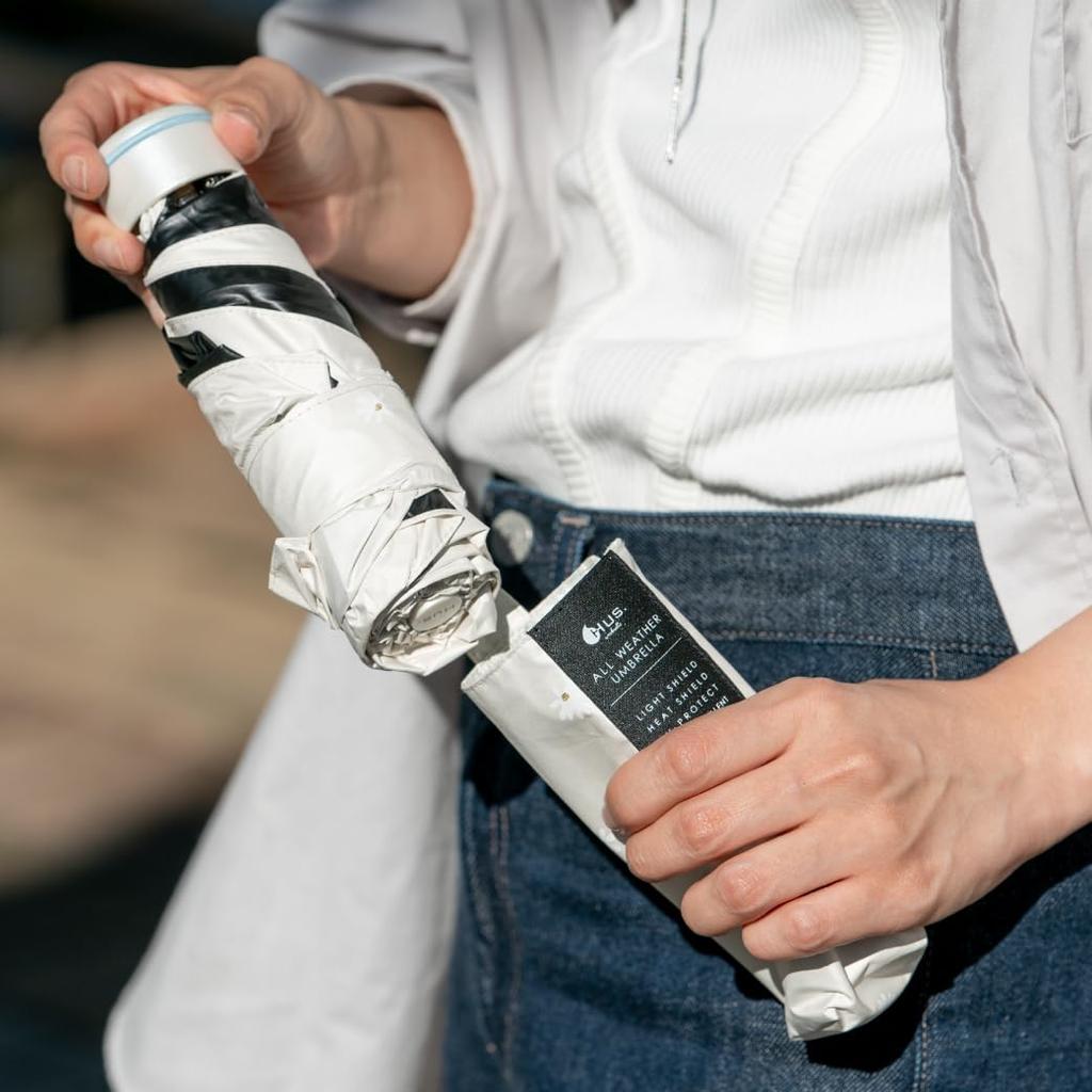 All Weather Design Lightweight Sunshade and Heat Shielding Umbrella for Both Sunny and Rainy Foldable Water UV for Floral ALL WEATHER Design Kirakira