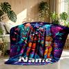 Custom Name Personalized Five Nights at Freddy's Print Blanket, Home Decor, Bedroom, Sofa, Camping, Couch, Gifts for Birthday Christmas