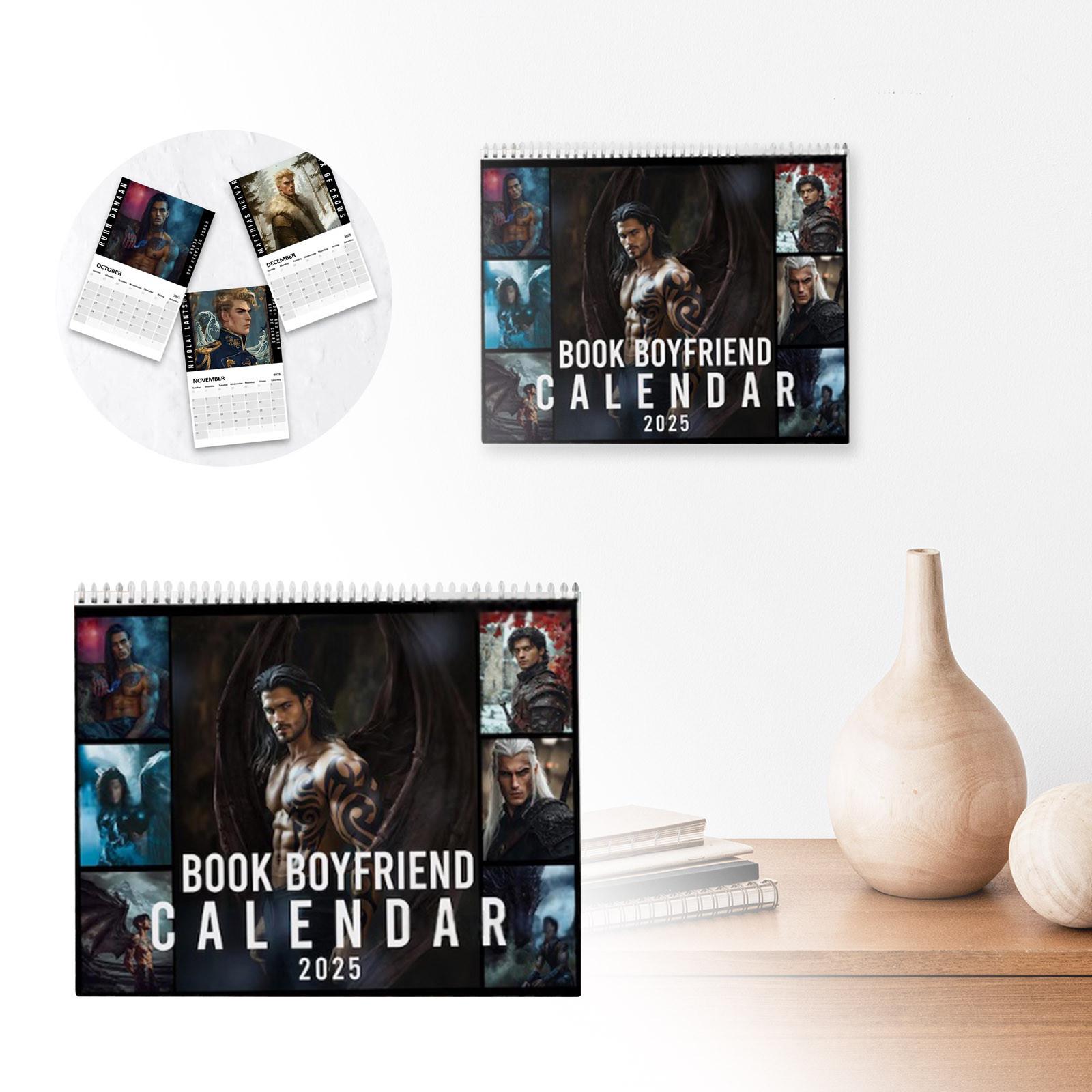 

Настенный календарь Book Lovers Art 2025 на месяц. Календарь любителей книг 2025 One Size