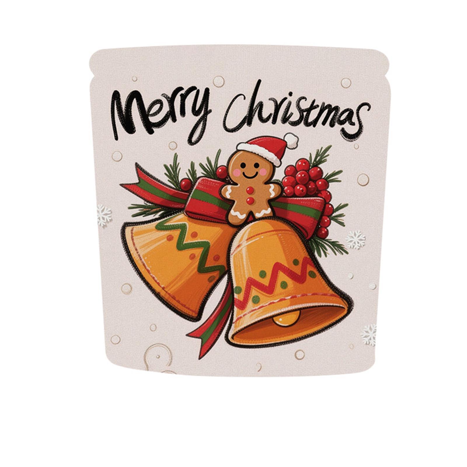 

Christmas Printed Chair Cover, Available For Banquets, Family Dinners, Christmas Atmosphere, Home Decoration, Restaurant Christmas Decoration One Size