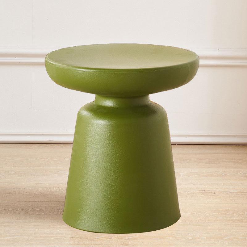 Household Plastic Circular Coffee Table Living Room Small-sized Side Table Balcony Modern and Minimalist Coffee Table