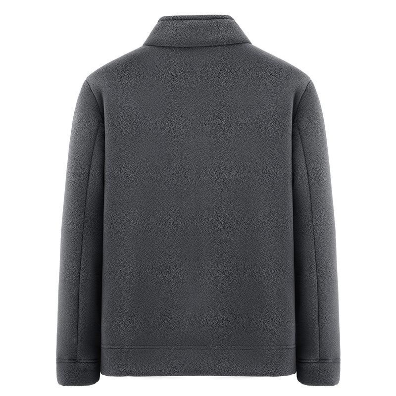 Autumn and Winter Fleece Stand-up Collar Thermal Sweater Casual Versatile Ollie Fleece Couple Jacket