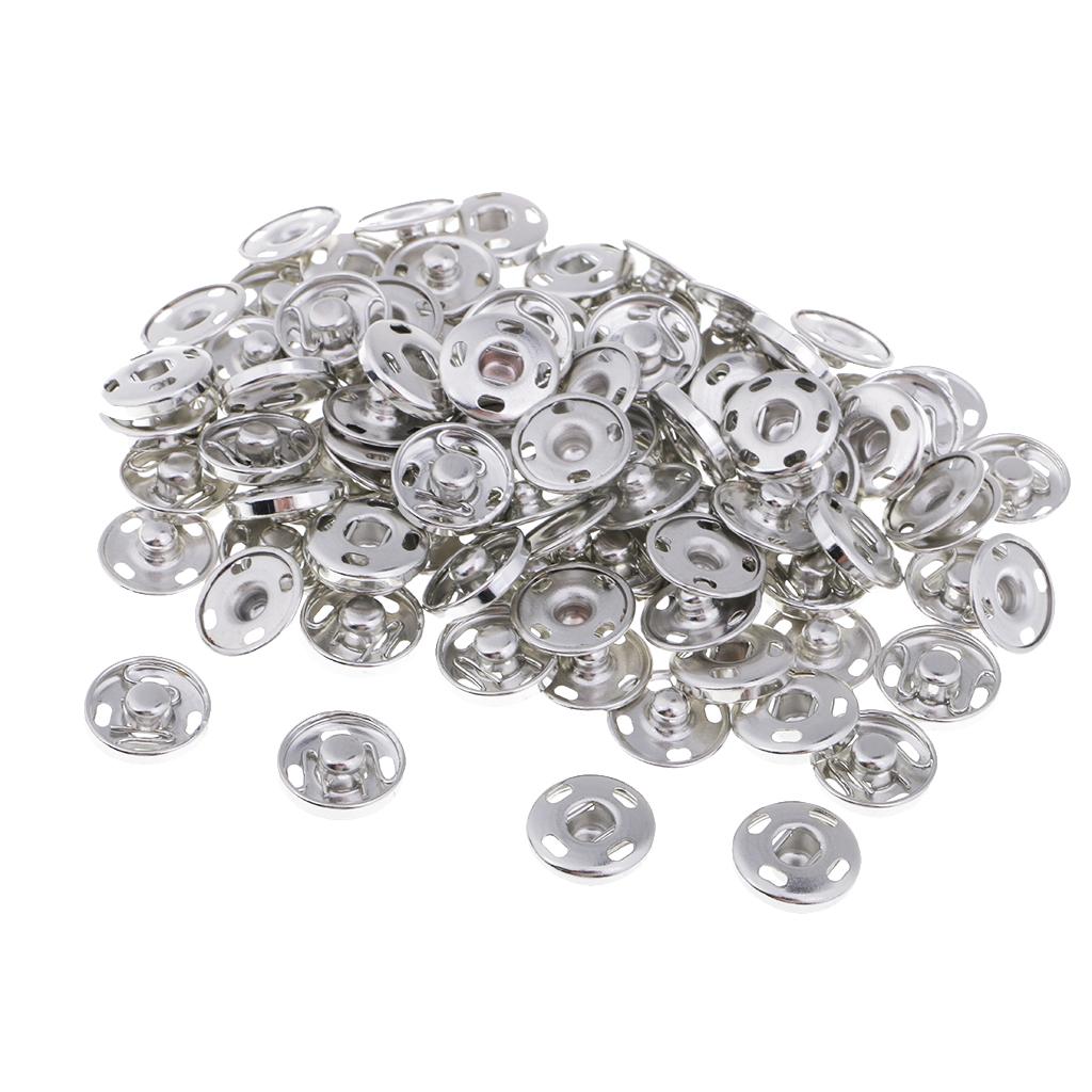 Metal Press Stud Snap Fastener Set Decorative Sewing Buttons for Sewing Clothing Repair and Accessories