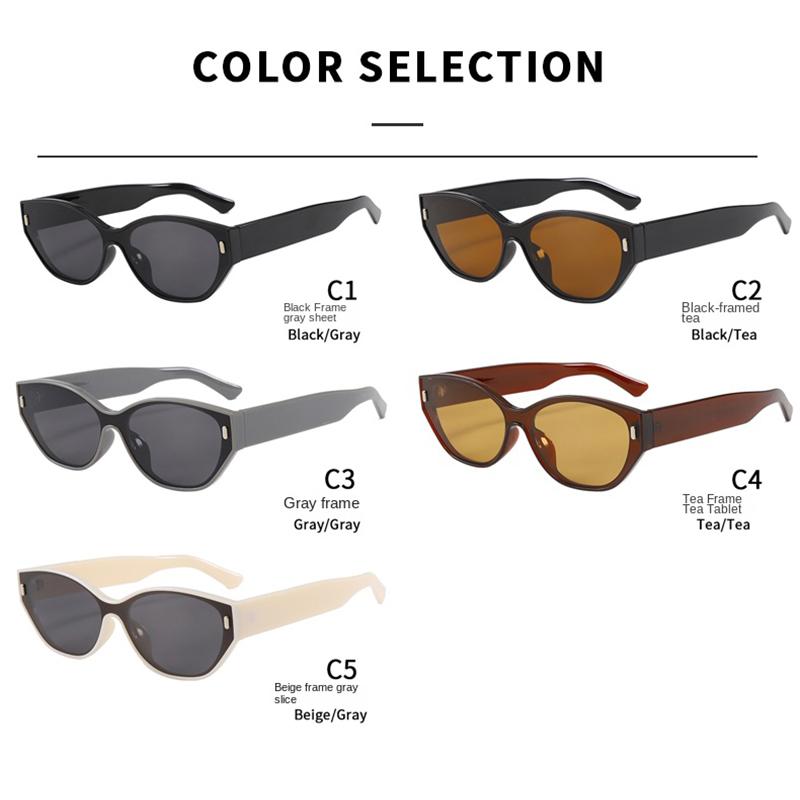 High-quality Cat Eye Sunglasses Women Men Fashion Luxury Brand Designer Sun Glasses Leisure Travel Beach Lady Man Glasses UV400