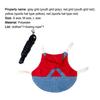 1 Set Bunny Clothes with Traction Rope Comfortable Fashion Small Animal Harness Jacket Pet Clothes
