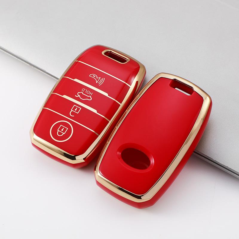 Kia Schlüsselhülle für K3, K4, K5, KX3, KX5, Sportage, Sorento, Niro, Kaicheng, Landwind, CROSS Modelle.
