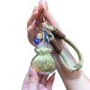 999 Pure Gold Lucky Bag Keychain with Lanyard - Perfect Gift for Girlfriend or Best Friend
