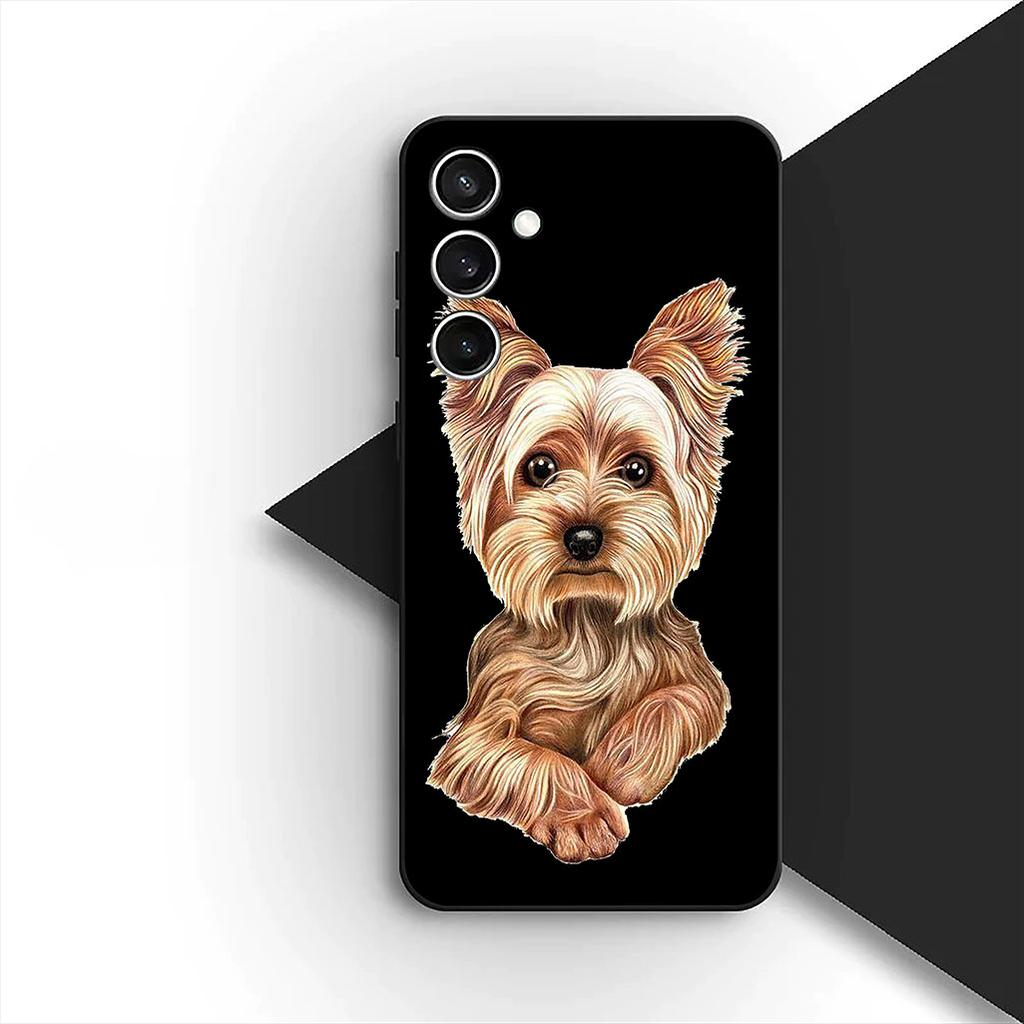 for Samsung Galaxy S10 S8 S9 Plus A33 A34 A31 70 A71 A72 Note 20 9 8 S10E Phone Case Yorkshire Terrier Yorkie Dachshund Dog