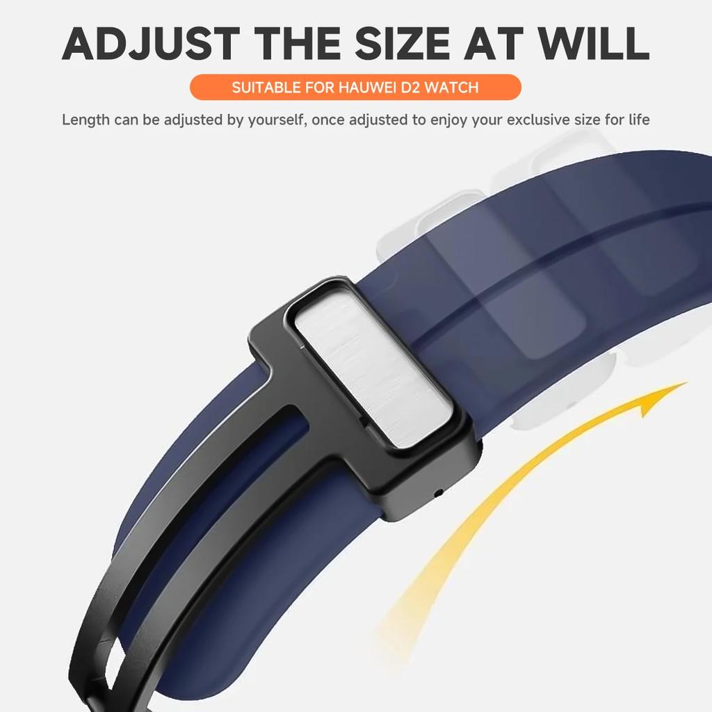 Soft Silicone Wristband For Huawei Watch D2 Magnetic Comfortable Replaceable Strap For Huawei Health Watch D2 Sport Bracelet