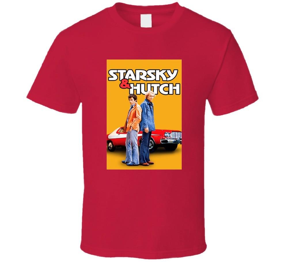 Starsky And Hutch Tv Show Tee Retro Action Television Series T Shirt Unisex T-Shirt M