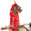 Oversized Bowknot Belt Traditional Japanese Sash for Kimono Adjustable Length Soft Fabric Multiple Color Option