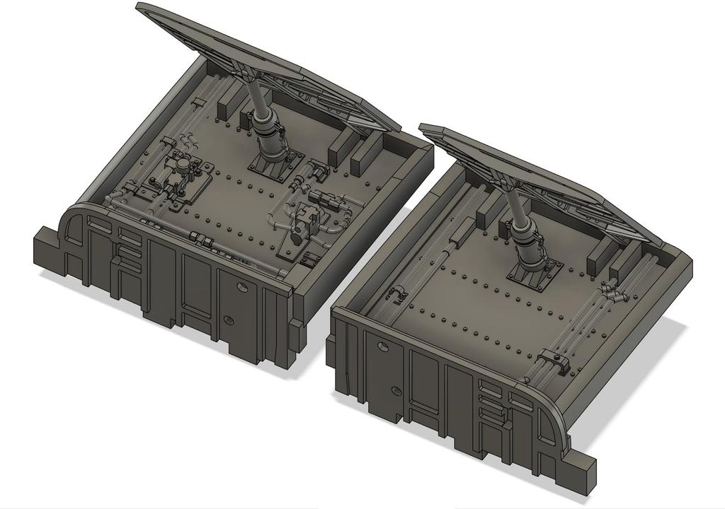 Kopecky Scale Models Tiger II Air Brake Kitty Plastic Model Parts KOM32057 1/32 F-5 (for Hawk) (Airplane)