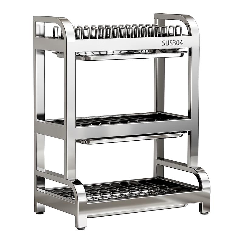 MICOE 304 Stainless Steel Kitchen Dish Drying Rack