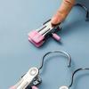 5PCS/set Multifunctional Hook Clips Stainless Steel Clothespins for Clothes Hats Pants Portable Travel Hooks Wardrobe Organizer