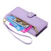 For Oppo Reno14 5G (Global) Case Zipper Pocket Wallet Leather Phone Cover with Straps