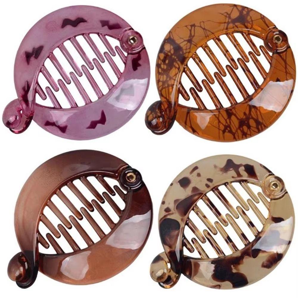 Round Banana Clip Fish Shape Hair Clips New Crab Clips  Girls Use