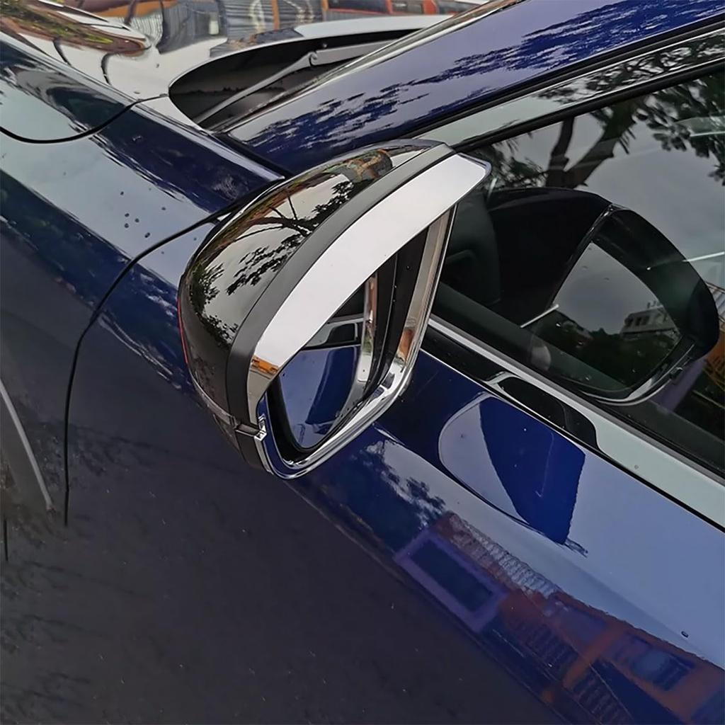 Car Exterior Accessories Compatible With Nissan Pathfinder 2026 2025 2024 2023 2022 Rear View Mirror Eyebrow Shield Protection Cover ABS 2PCS(Glossy