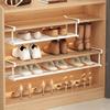 Simple Partition Shoe Tray Storage Household Retractable Under Hanging Layered Space-Saving Multi-Purpose Cabinet Class Shelves
