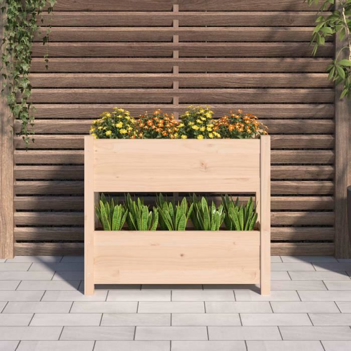 VidaXL Planter 77x25x66 Cm Solid Pine Wood 823941