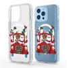 Car-Mounted Magnetic Christmas Case for iPhone 15/16/17 Pro Max - Transparent Full Coverage Mobile Protection