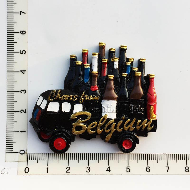 

Belgium Travelling Fridge Stickers Brussels Antwerp Brugge Ghent Tourism Souvenirs Fridge Magnets Wedding Gifts Home Decor