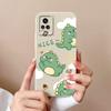 For Vivo V15 S10 Y75 S16 V17 Y77 Phone Bags Naughty Cartoon Dinosaur Patterns Camera Protection Shockproof Silicone Cover Case For Vivo Bumper Housing