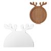Acrylic Router Template Christmas Elk Serving Board Router Tracing Template for Charcuterie/Kitchen Cutting Board Handle