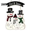 Christmas Tree Hanging Decorations Wooden Sign, Rustic Holiday Wall Decor with Santa Claus Door Hanger Reindeer And Snowman Patterns for Home & Window