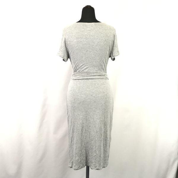 Wyprodukowano w Japonii / Onward Kashiyama / DKNY / Sukienka z krótkim rękawem [Damska S / Szara] Sukienka(UŻYWANY)