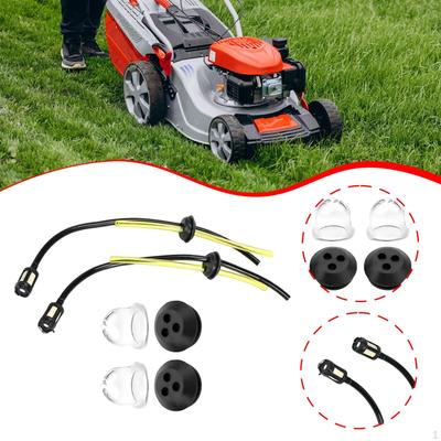 6x Kraftstoffleitungen Schläuche Ersatzteile Ersatz mit 2 Primer-Blasen Benzinfilter-Kit für