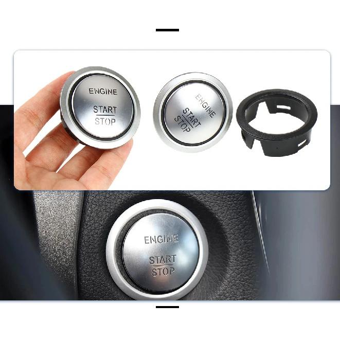Car Engine Start Stop Button Frame Circle For Mercedes Benz W205 W253 W447 W156 W222 W176 W117 Auto Dashboard Trim Ring Bezel