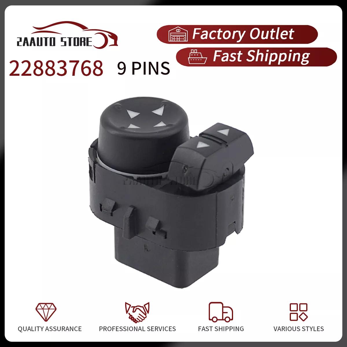 

For Chevy Chevrolet Silverado GMC Sierra 1500 2500HD 3500HD Car Rearview Rear Mirror Remote Control Switch 22883768 Adjust 9P 22883768