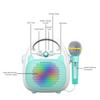 Karaoke Machine Rechargeable Portable Karaoke Speaker with Microphone BT/Memory Card/USB